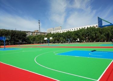 Китай Спорт справляясь, настил высокопрочной безопасности ПП модульные баскетбольной площадки выскальзывания портативной машинки не завод